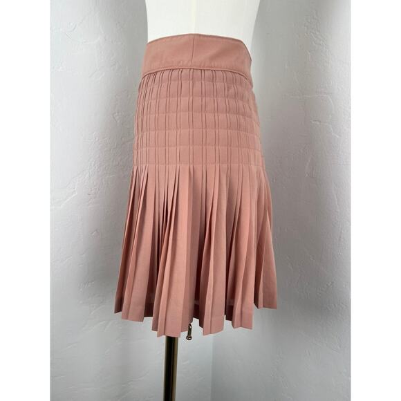 J. CREW Dusty Mauve Micro Pleated Skirt (Woman's Size: 8) - Picture 6 of 12
